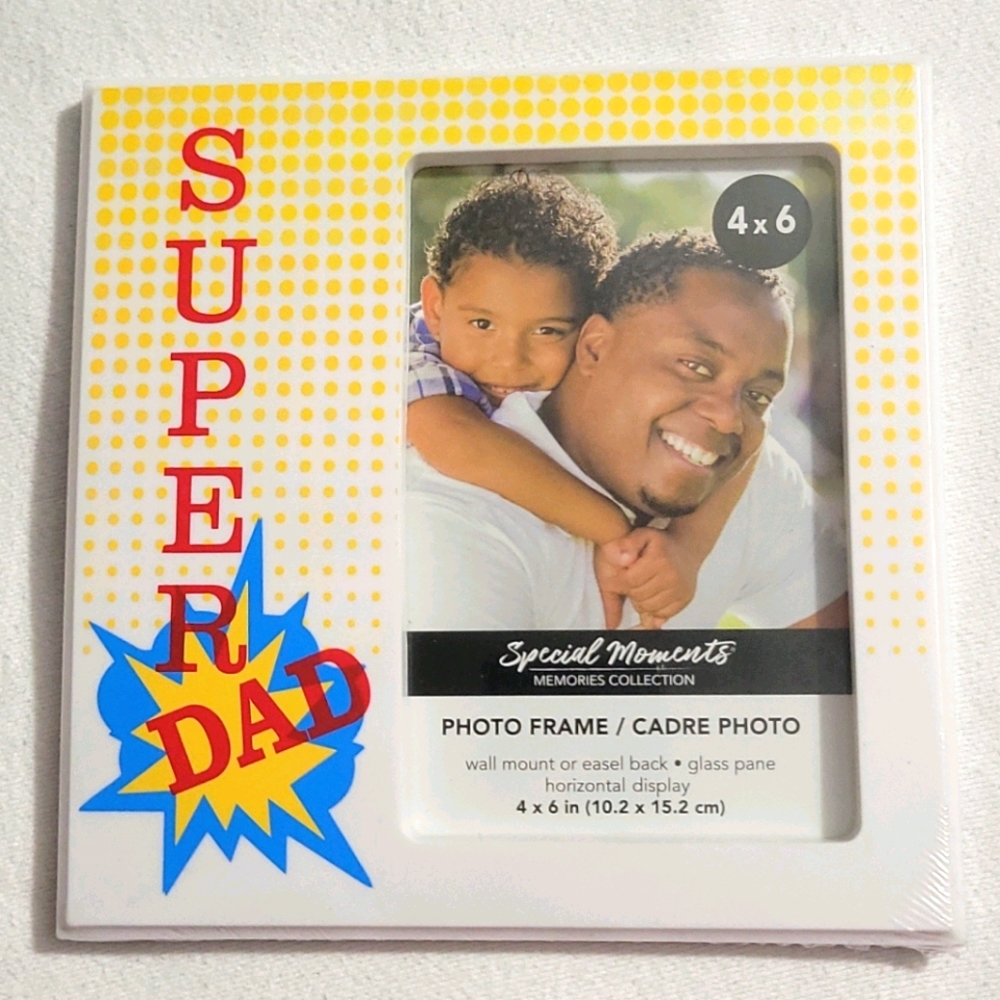 NEW "Super Dad" Photo Frame